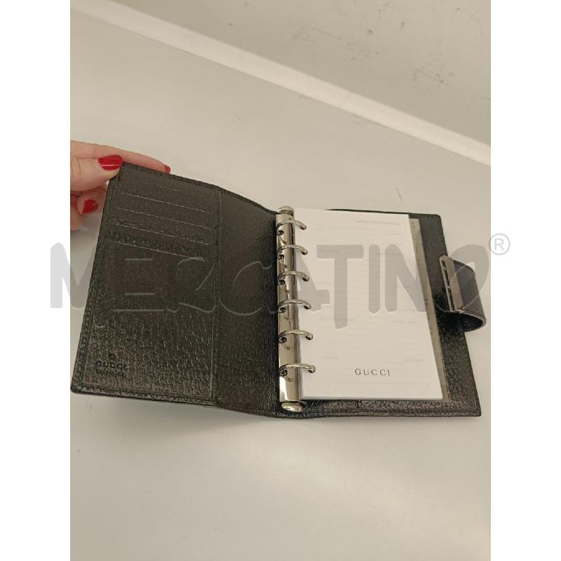AGENDA GUCCI NERA MONOGRAM COD.115240 0416 | Mercatino dell'Usato Roma gregorio vii 2