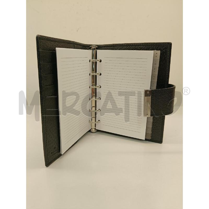 AGENDA GUCCI NERA MONOGRAM COD.115240 0416 | Mercatino dell'Usato Roma gregorio vii 3