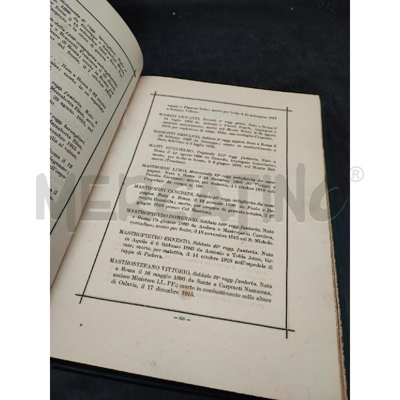 ALBO D'ORO CADUTI 1915/18 | Mercatino dell'Usato Roma gregorio vii 3