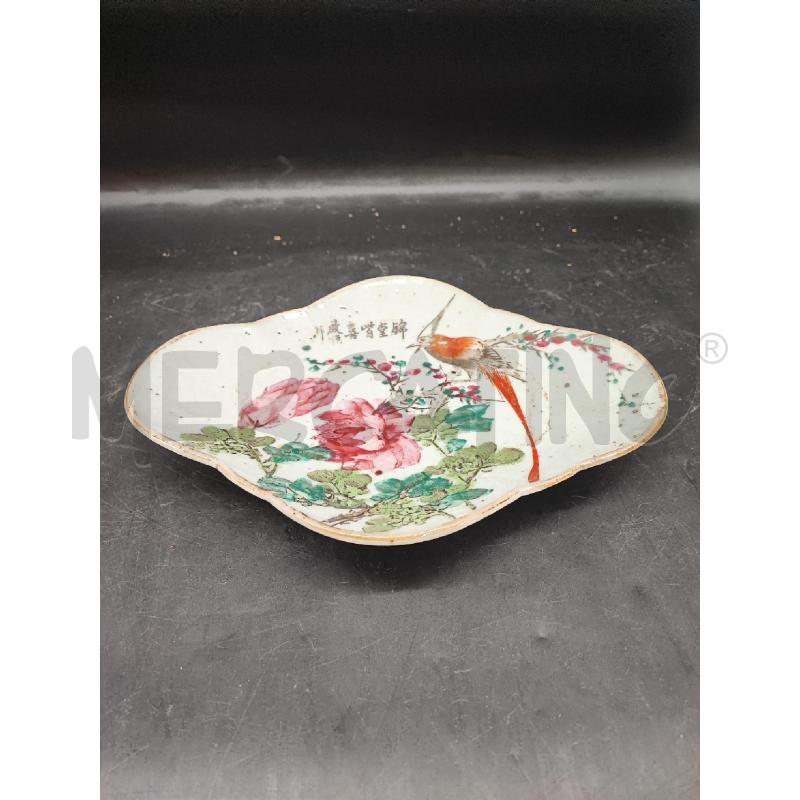 ALZATA ORIENTALE DIP FIORI ROSA UCCELLO  | Mercatino dell'Usato Roma gregorio vii 1