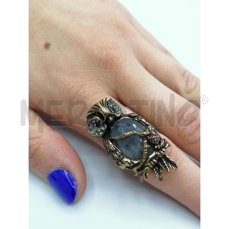 ANELLO ALCOZER GUFO STRASS | Mercatino dell'Usato Roma gregorio vii 3