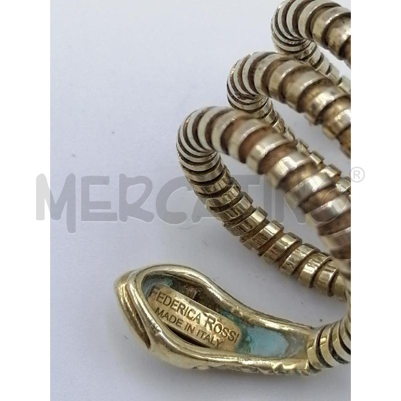 ANELLO DONNA FEDERICA ROSSI DORATO ARGENTATO | Mercatino dell'Usato Roma gregorio vii 3