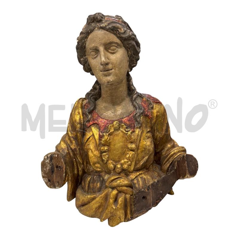 ANTICO RELIQUIARIO DONNA MARTIRE 66 CM | Mercatino dell'Usato Roma gregorio vii 1