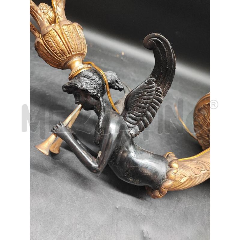 APPLIQUE BRONZO 3L DONNA ALATA | Mercatino dell'Usato Roma gregorio vii 2