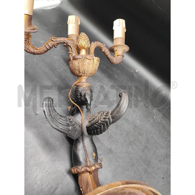 APPLIQUE BRONZO 3L DONNA ALATA | Mercatino dell'Usato Roma gregorio vii 3