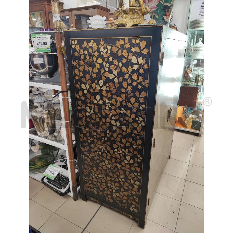 ARMADIETTO 2 ANTE DECORI FOGLIE E FIORI | Mercatino dell'Usato Roma gregorio vii 2