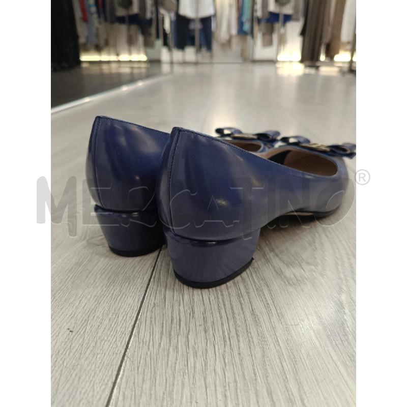 BALLERINA FERRAGAMO BLU FIOCCO | Mercatino dell'Usato Roma gregorio vii 2