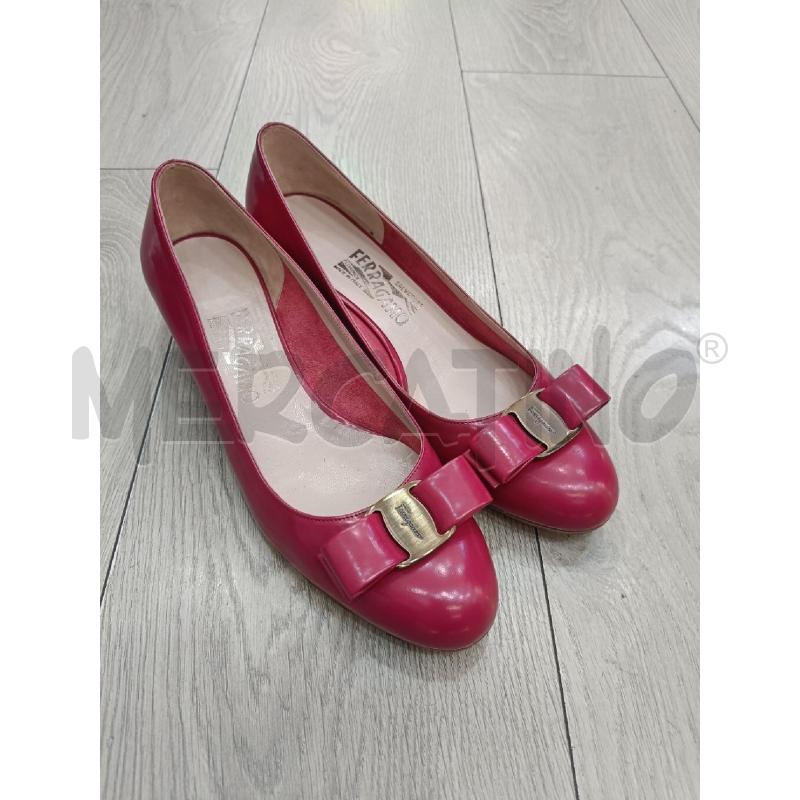 BALLERINA FERRAGAMO FUCSIA FIOCCO | Mercatino dell'Usato Roma gregorio vii 1