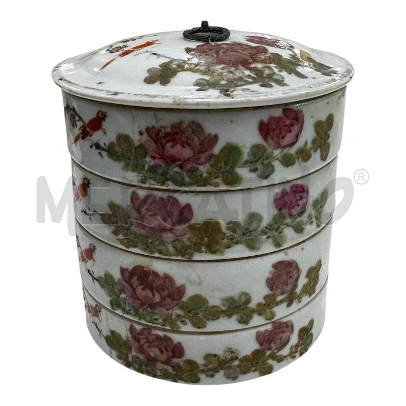 BARATTOLO CERAMICA ORIENTALE VARI SCOMPARTI  | Mercatino dell'Usato Roma gregorio vii 1