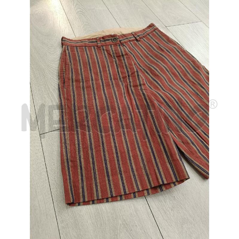 BERMUDA DONNA ERIKA CAVALLINI ROSSO RIGHE | Mercatino dell'Usato Roma gregorio vii 2