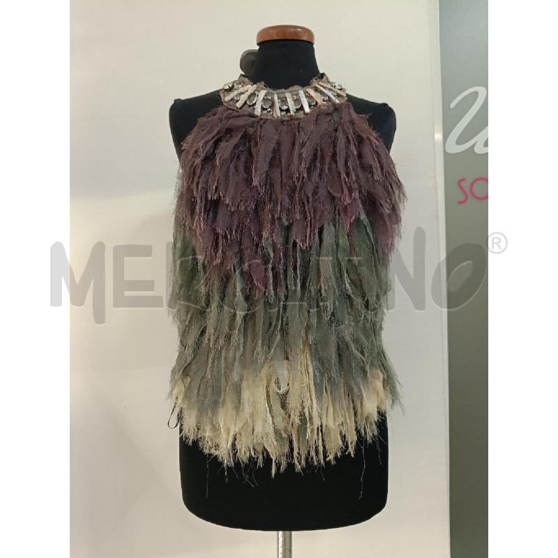 BLUSA DONNA ATOS LOMBARDINI GRIGIA TULLE | Mercatino dell'Usato Roma gregorio vii 1