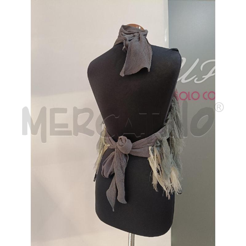 BLUSA DONNA ATOS LOMBARDINI GRIGIA TULLE | Mercatino dell'Usato Roma gregorio vii 3