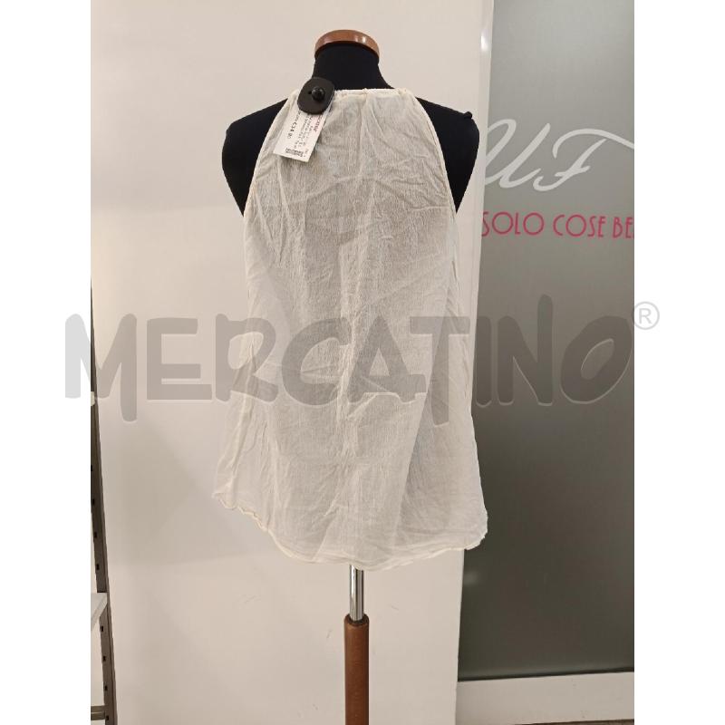 BLUSA DONNA CARLA G CREMA SMANICATA MISTO SETA | Mercatino dell'Usato Roma gregorio vii 3