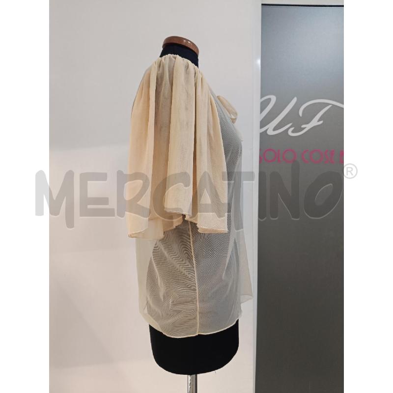 BLUSA DONNA CIRCUS HOTEL BEIGE TRAFORATA | Mercatino dell'Usato Roma gregorio vii 2