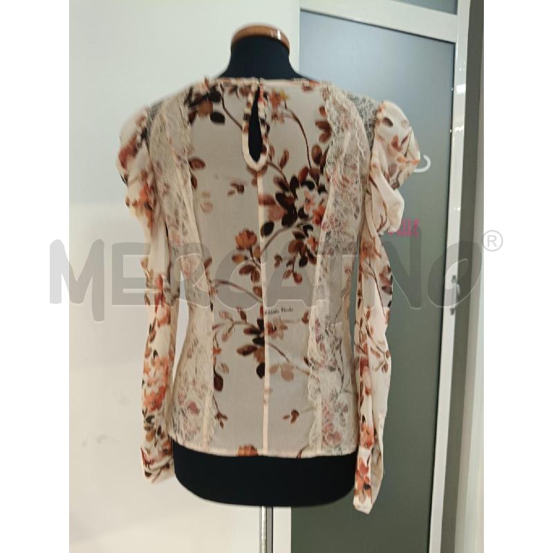 BLUSA DONNA ELISABETTA FRANCHI BEIGE FIORI PIZZO | Mercatino dell'Usato Roma gregorio vii 3