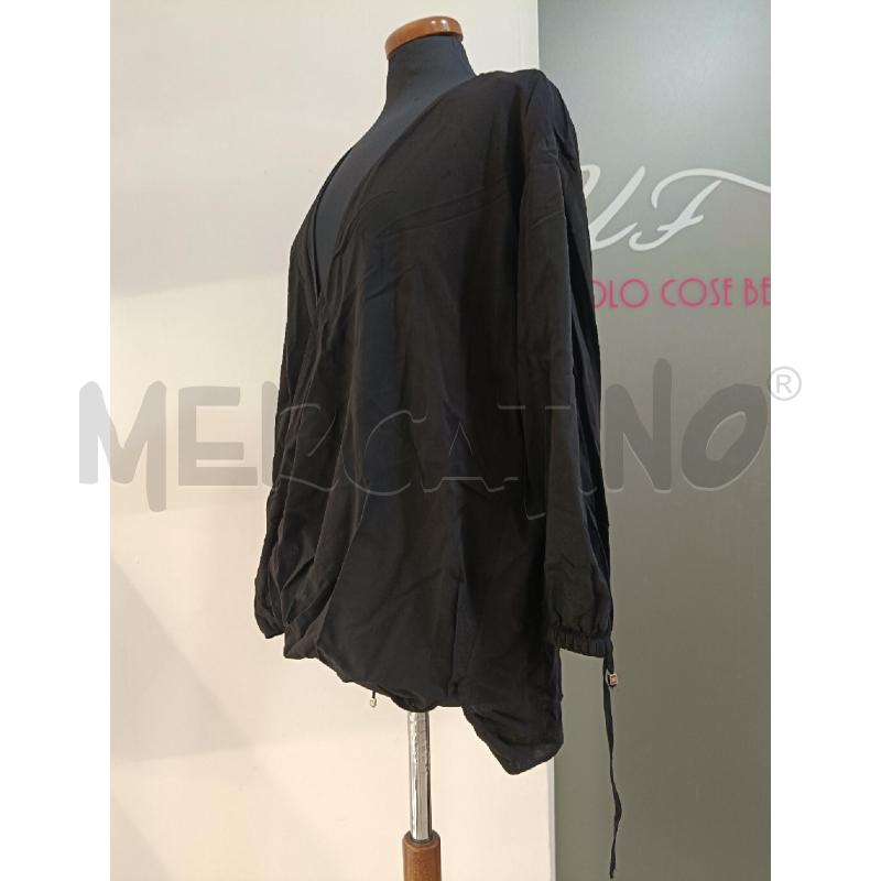 BLUSA DONNA ELISABETTA FRANCHI NERA SCOLLO V | Mercatino dell'Usato Roma gregorio vii 2