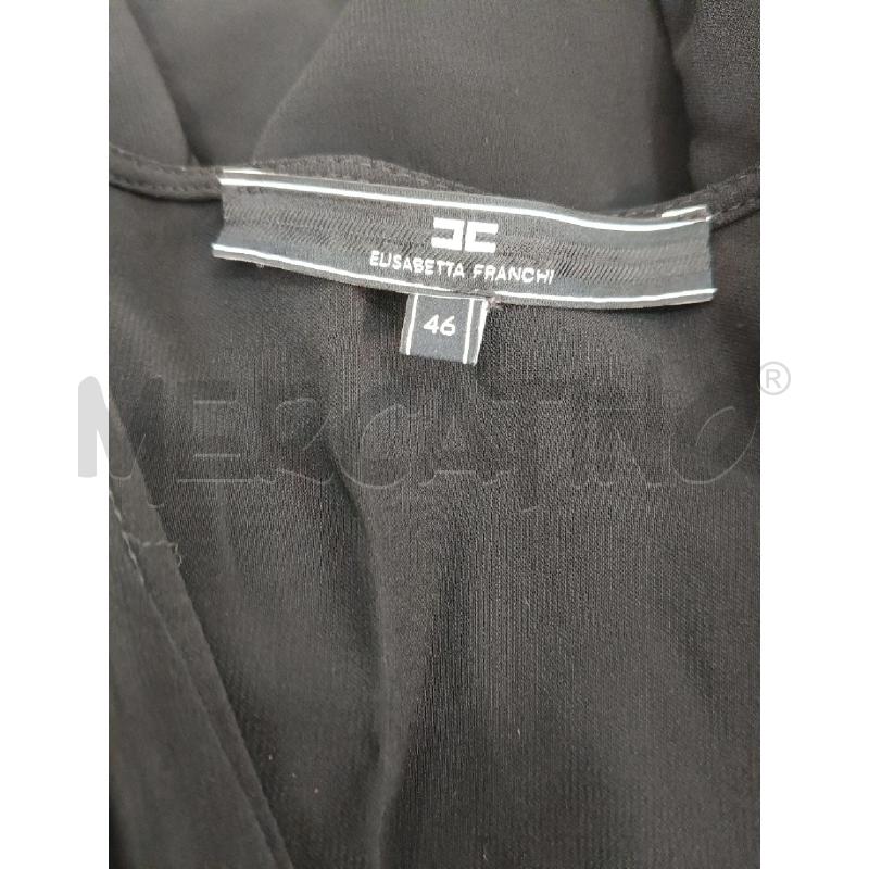 BLUSA DONNA ELISABETTA FRANCHI NERA SCOLLO V | Mercatino dell'Usato Roma gregorio vii 4