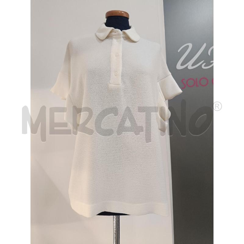 BLUSA DONNA ESSENTIEL PANNA MANICA VOLANT | Mercatino dell'Usato Roma gregorio vii 1