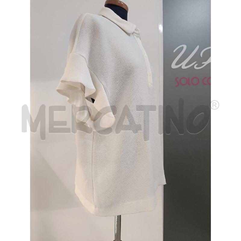 BLUSA DONNA ESSENTIEL PANNA MANICA VOLANT | Mercatino dell'Usato Roma gregorio vii 2