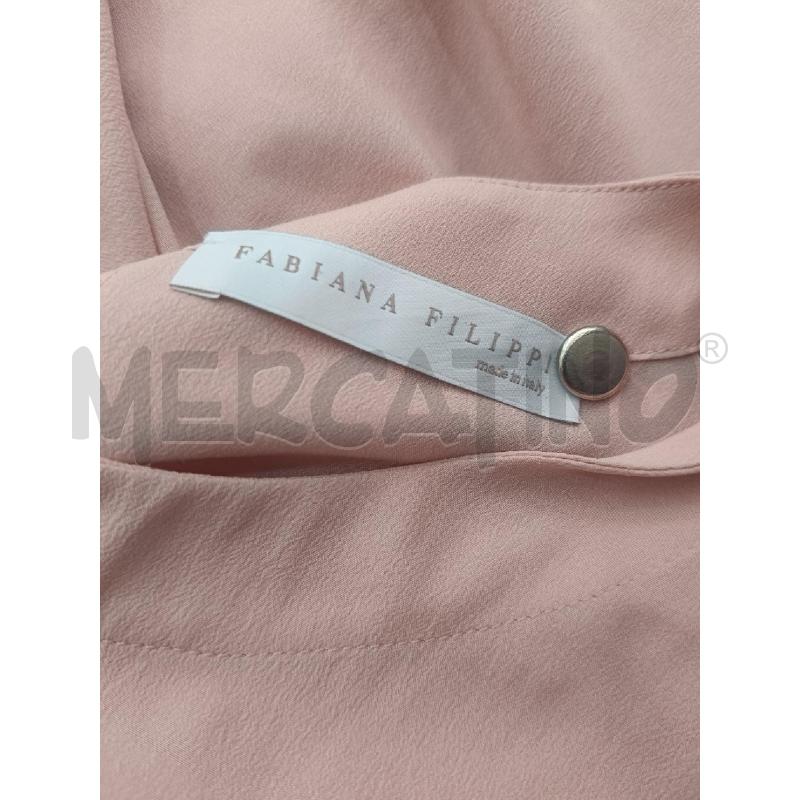 BLUSA DONNA FABIANA FILIPPI ROSA MONILI  | Mercatino dell'Usato Roma gregorio vii 5