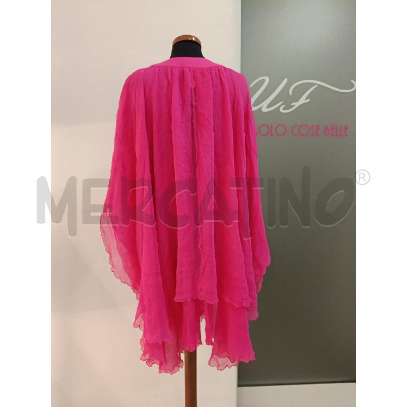 BLUSA DONNA JUST CAVALLIU ROBERTO CAVALLI FUCSIA SETA AMPIA | Mercatino dell'Usato Roma gregorio vii 3