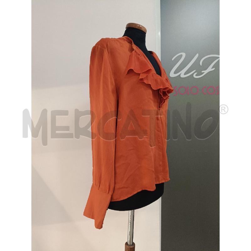 BLUSA DONNA KRISTINA T ARANCIONE MISTO SETA | Mercatino dell'Usato Roma gregorio vii 2