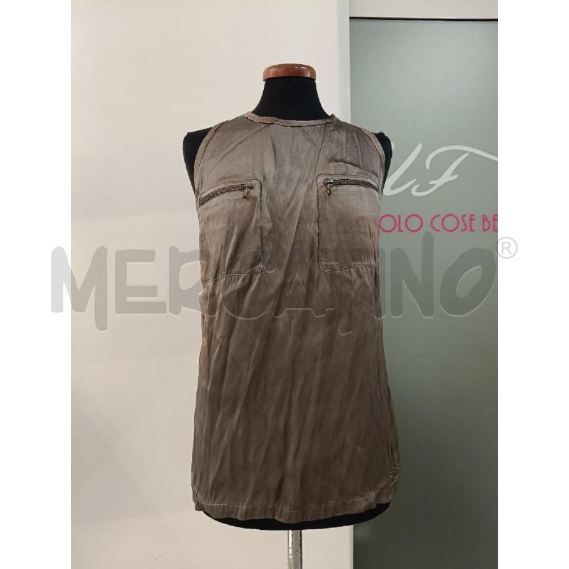 BLUSA DONNA LANVIN VERDE MISTO SETA SMANICATA | Mercatino dell'Usato Roma gregorio vii 1
