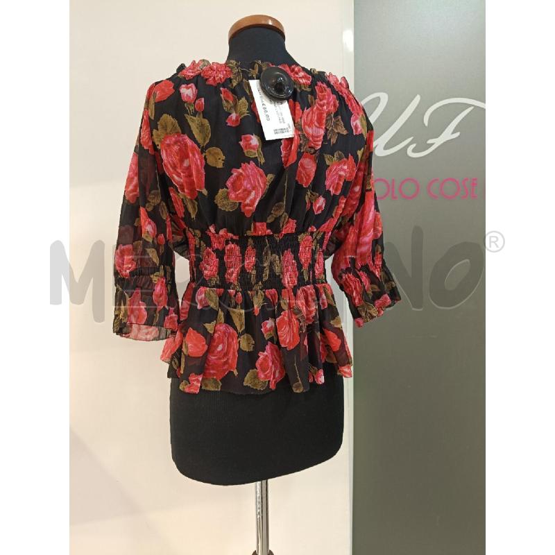 BLUSA DONNA L'AGENCE NERA ROSE | Mercatino dell'Usato Roma gregorio vii 3