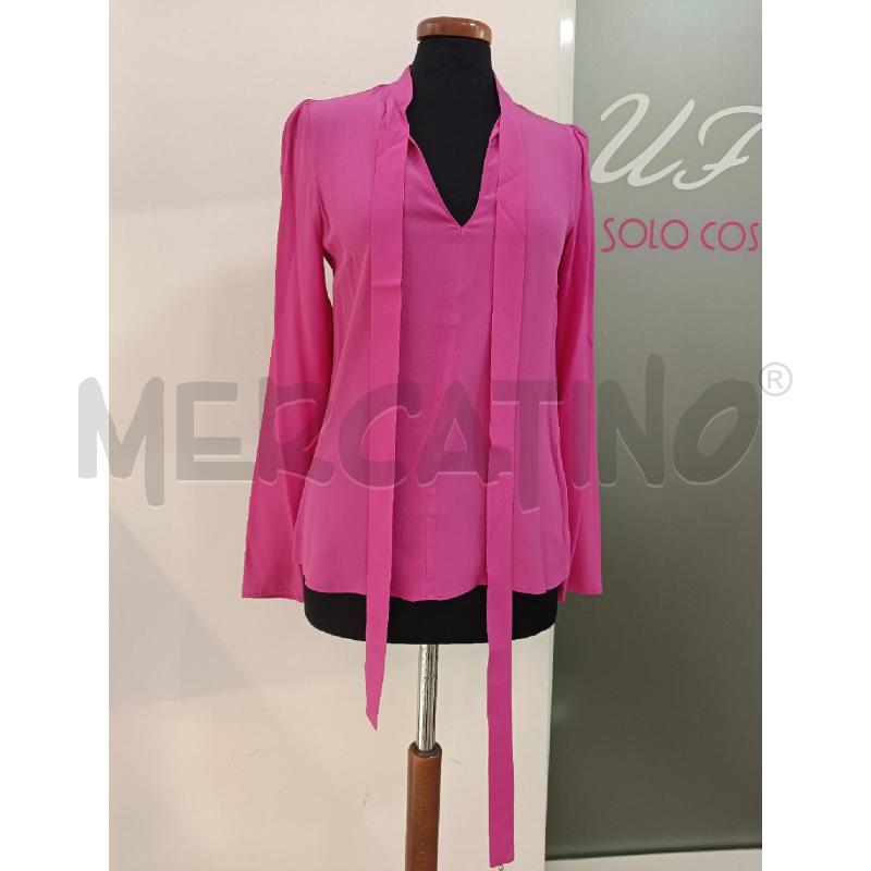 BLUSA DONNA PATRIZIA PEPE FUCSIA MISTO SETA  | Mercatino dell'Usato Roma gregorio vii 1