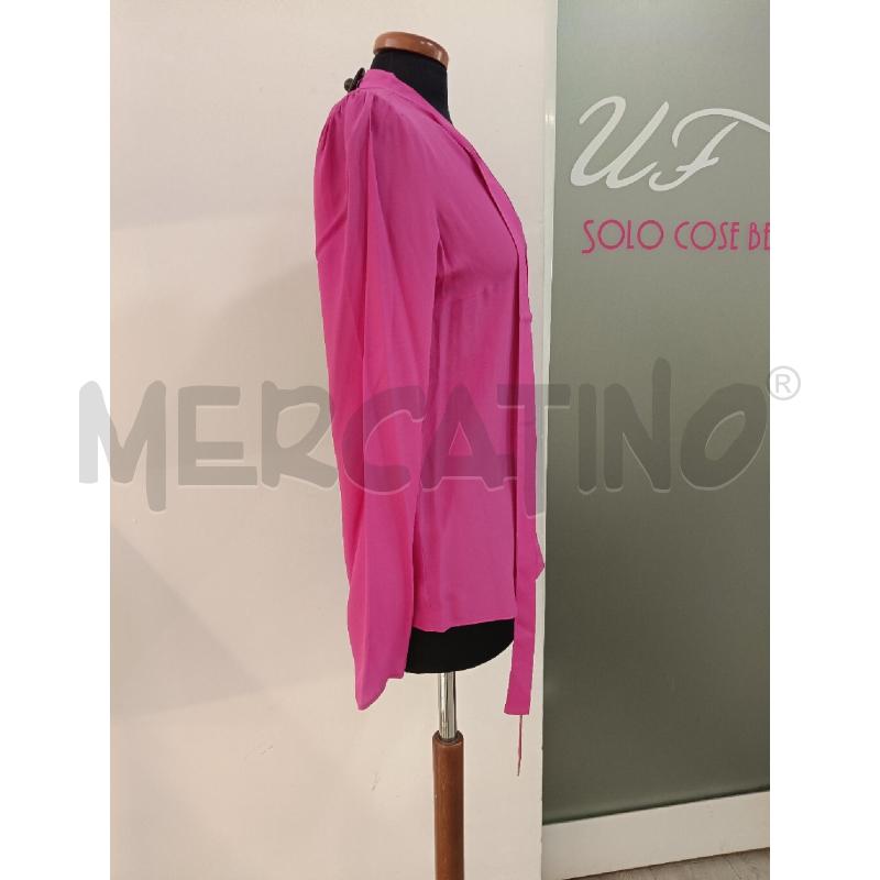 BLUSA DONNA PATRIZIA PEPE FUCSIA MISTO SETA  | Mercatino dell'Usato Roma gregorio vii 3