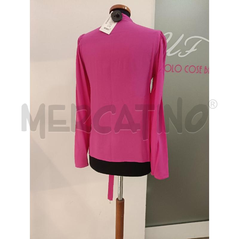 BLUSA DONNA PATRIZIA PEPE FUCSIA MISTO SETA  | Mercatino dell'Usato Roma gregorio vii 4