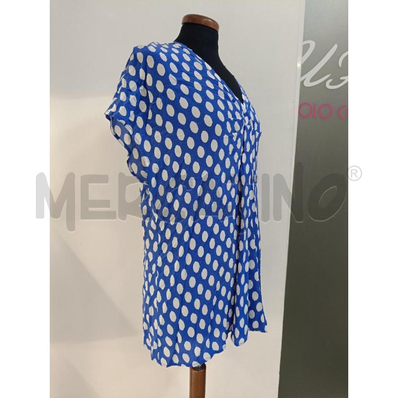 BLUSA DONNA PENNYBLACK BLU POIS BIANCHI SETA | Mercatino dell'Usato Roma gregorio vii 2