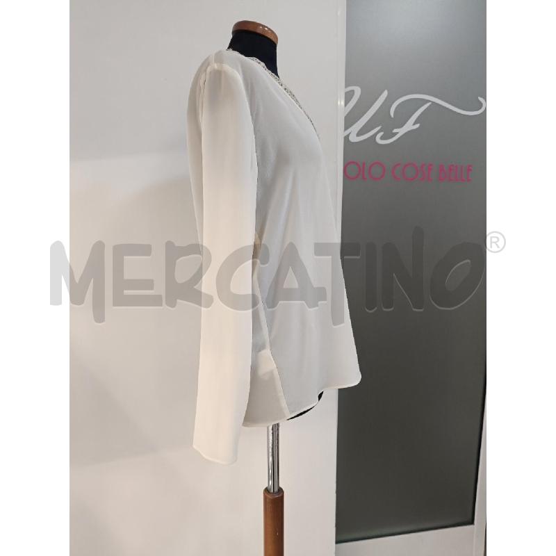BLUSA DONNA PINKO PANNA BORDO PIZZO | Mercatino dell'Usato Roma gregorio vii 3