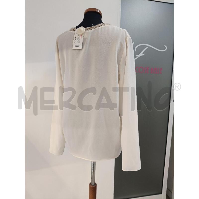 BLUSA DONNA PINKO PANNA BORDO PIZZO | Mercatino dell'Usato Roma gregorio vii 4