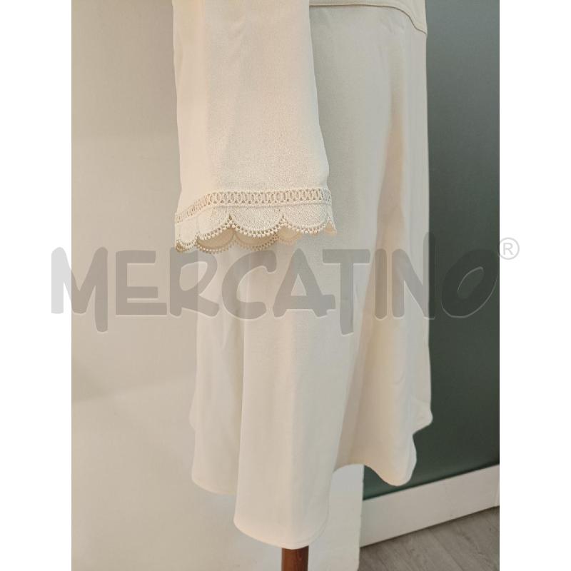 BLUSA DONNA TARA JARMON ECRU COLLETTO RICAMI | Mercatino dell'Usato Roma gregorio vii 3