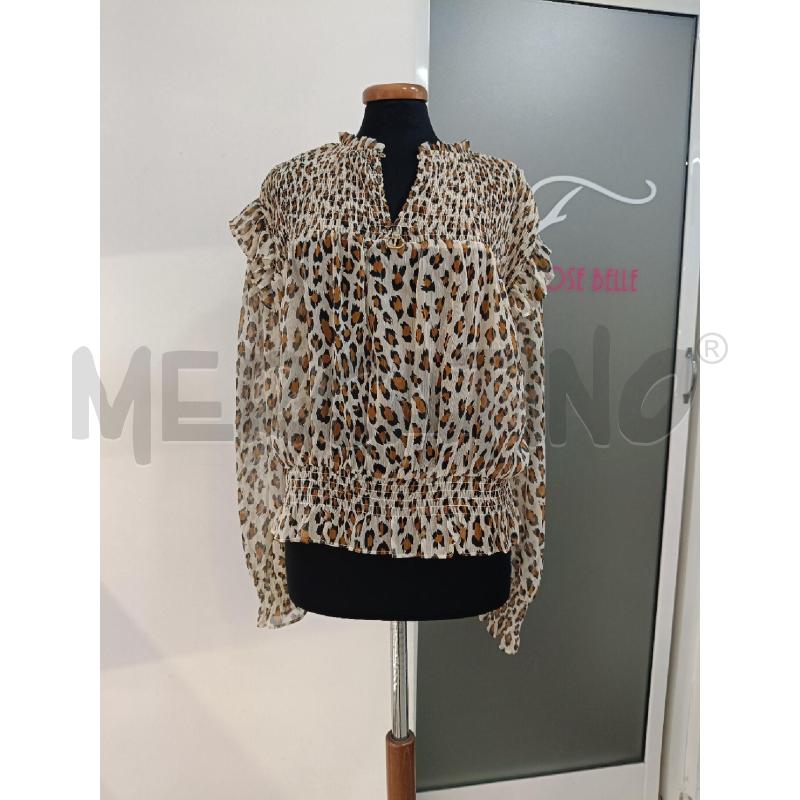 BLUSA DONNA TWIN SET BEIGE LEOPARDATA | Mercatino dell'Usato Roma gregorio vii 1