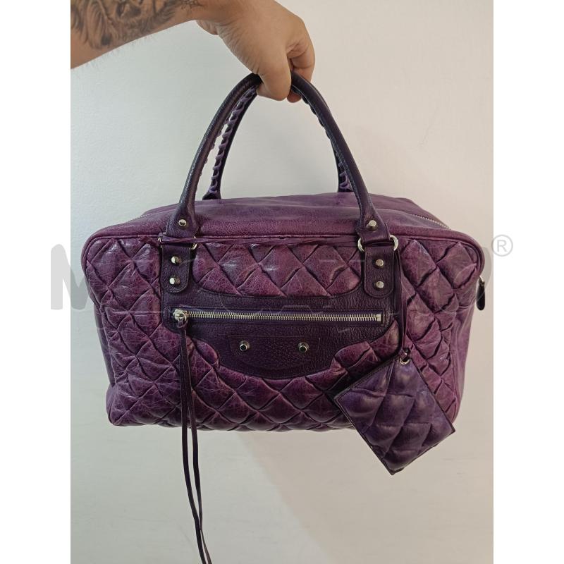 BORSA BALENCIAGA MOTOCROSS THE MATELLASE VIOLA | Mercatino dell'Usato Roma gregorio vii 1