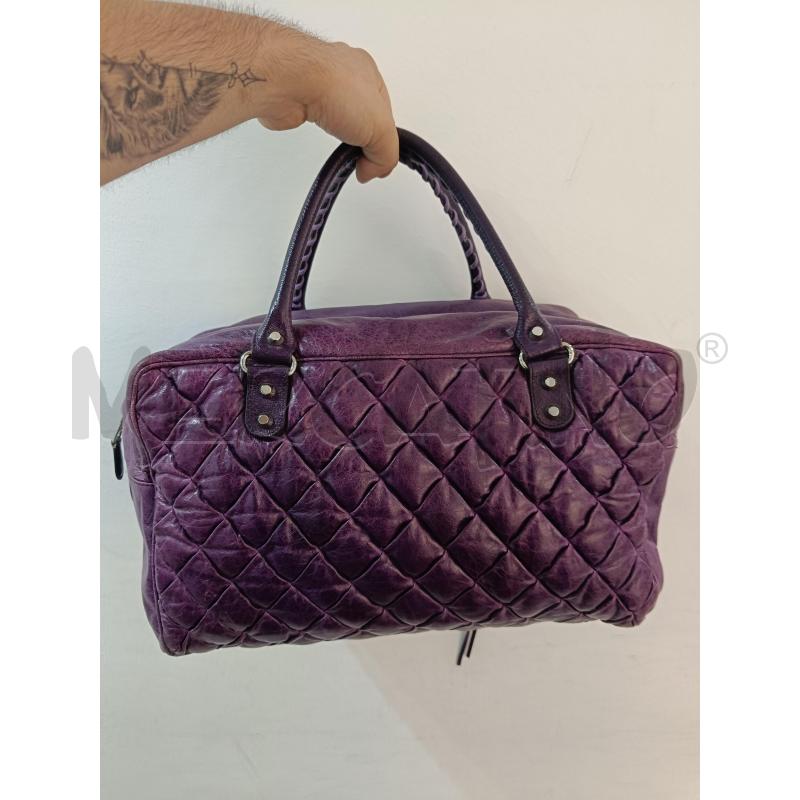 BORSA BALENCIAGA MOTOCROSS THE MATELLASE VIOLA | Mercatino dell'Usato Roma gregorio vii 2