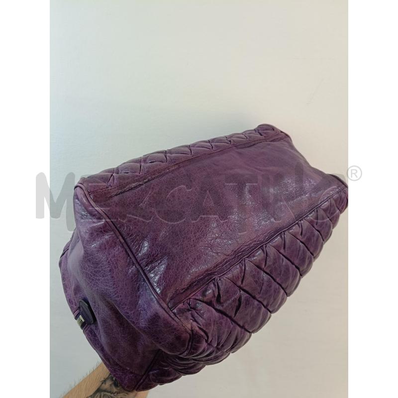 BORSA BALENCIAGA MOTOCROSS THE MATELLASE VIOLA | Mercatino dell'Usato Roma gregorio vii 3