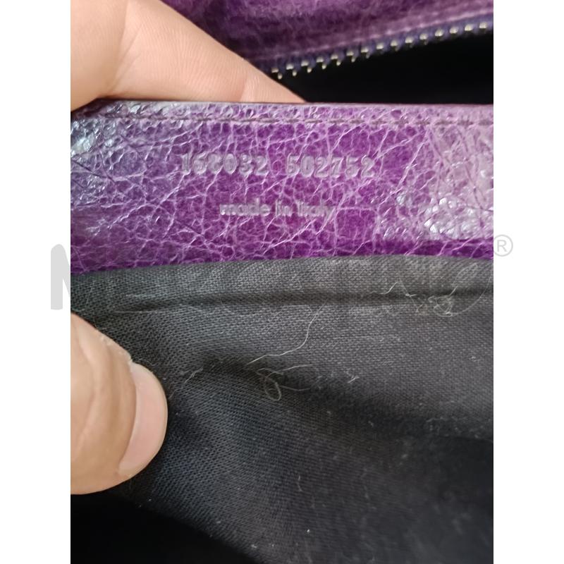 BORSA BALENCIAGA MOTOCROSS THE MATELLASE VIOLA | Mercatino dell'Usato Roma gregorio vii 5