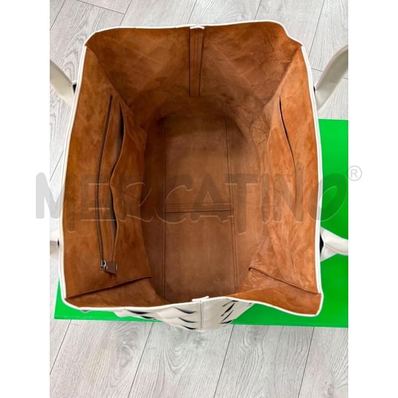 BORSA BOTTEGA VENETA CABAT GRANDE BEIGE | Mercatino dell'Usato Roma gregorio vii 2