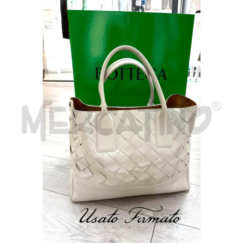 BORSA BOTTEGA VENETA CABAT GRANDE BEIGE | Mercatino dell'Usato Roma gregorio vii 4