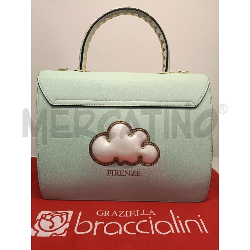 BORSA BRACCIALINI CELESTE LEONE | Mercatino dell'Usato Roma gregorio vii 2
