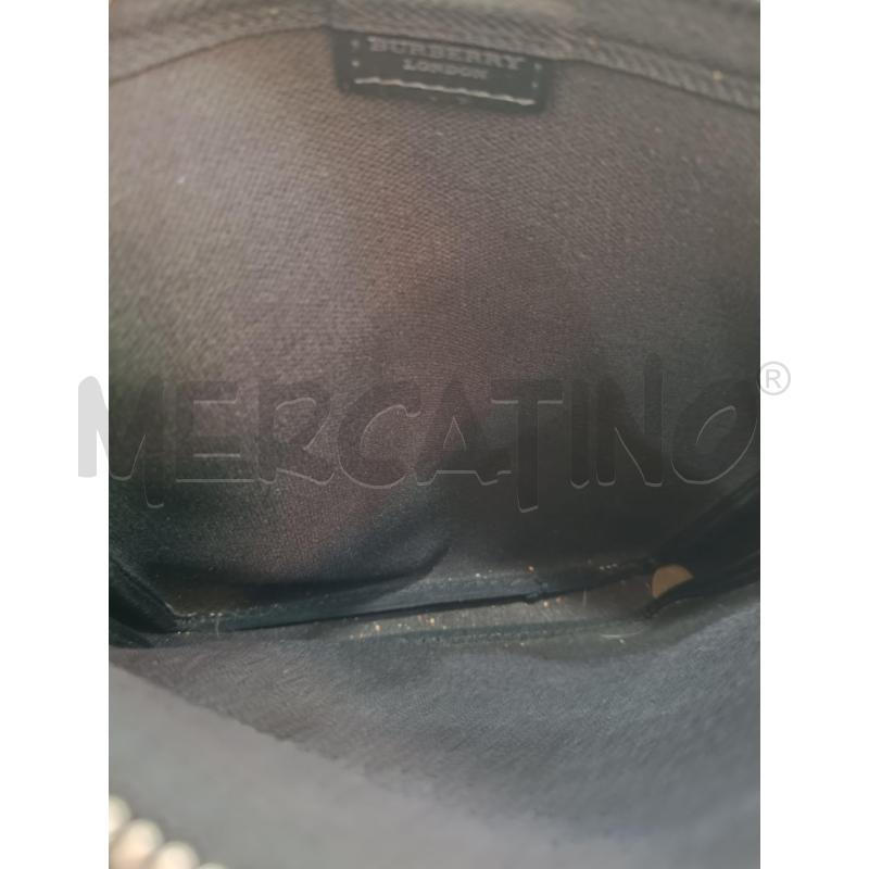 BORSA BURBERRY CHECK MANICO NERO | Mercatino dell'Usato Roma gregorio vii 3