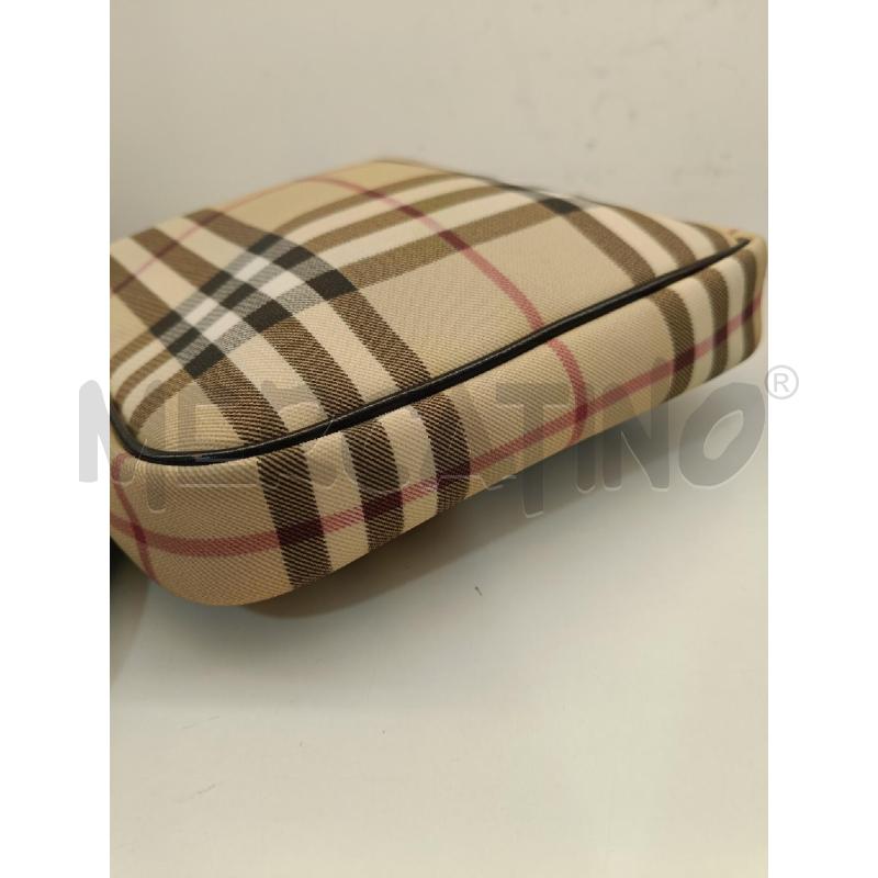 BORSA BURBERRY CHECK MANICO NERO | Mercatino dell'Usato Roma gregorio vii 4