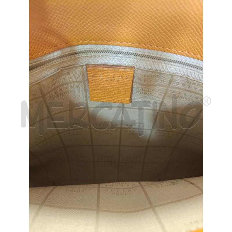 BORSA CELINE GIALLA SAFFIANO VINTAGE COD.MC98/1 | Mercatino dell'Usato Roma gregorio vii 3
