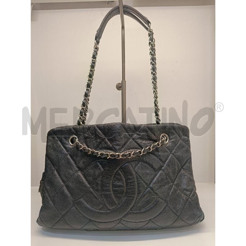 BORSA CHANEL MATELASSE CAVIAR NERA COD.14810239 | Mercatino dell'Usato Roma gregorio vii 1