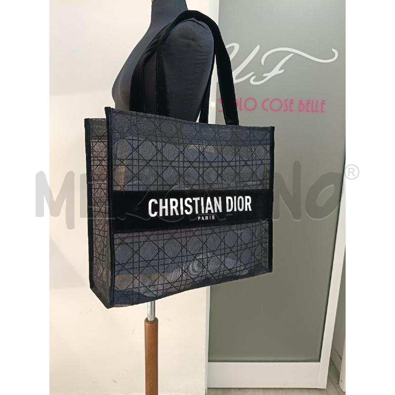 BORSA CHRISTIAN DIOR TOTE VIP GIFT NERA CANNAGE  | Mercatino dell'Usato Roma gregorio vii 1