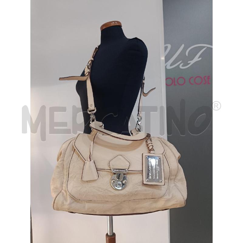 BORSA DOLCE & GABBANA MISS CATCH PANNA IN PELLE | Mercatino dell'Usato Roma gregorio vii 2