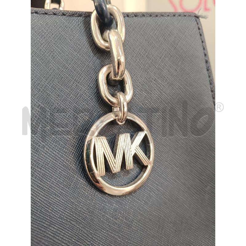 BORSA DONNA MICAHEL KORS BLU DAFFIANO | Mercatino dell'Usato Roma gregorio vii 3